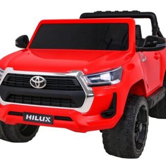 VENTA Coche para niños Toyota Hilux batería 12v, 2 plazas, 4X 12v, rojo + 4x4 + RC, INDA457-RA-HL860.CR